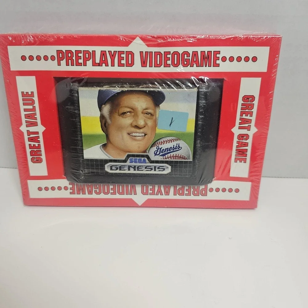 Tommy‎ Lasorda Baseball Sega Genesis GAME ONLY. Sealed Preplayed Package